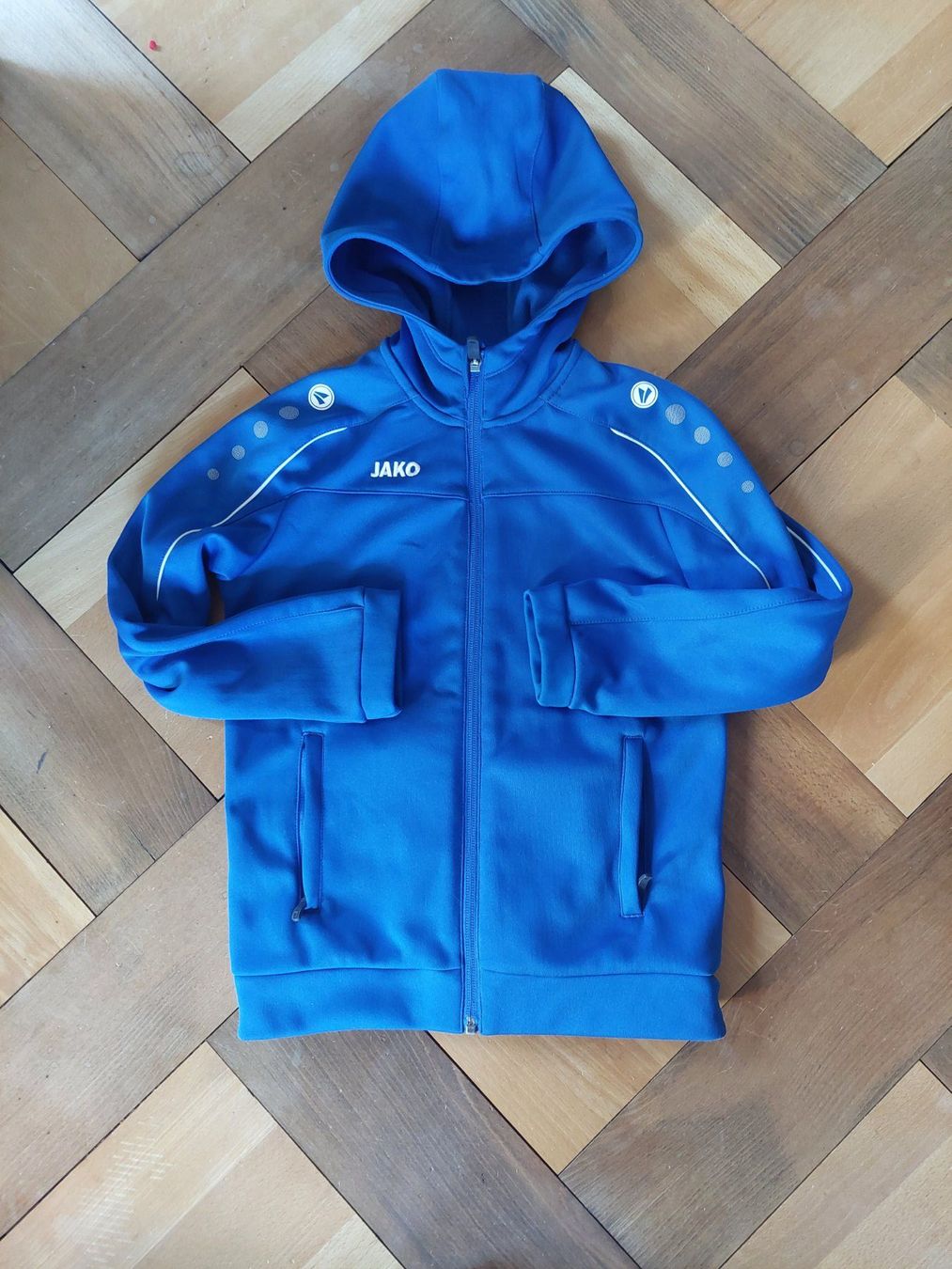 Jako Giacche & Cappotti: Jako Trainingsjacke Blau Grösse 128 – Nuovo (secondo la descrizione) da Beckenried venduto da Havacola 1