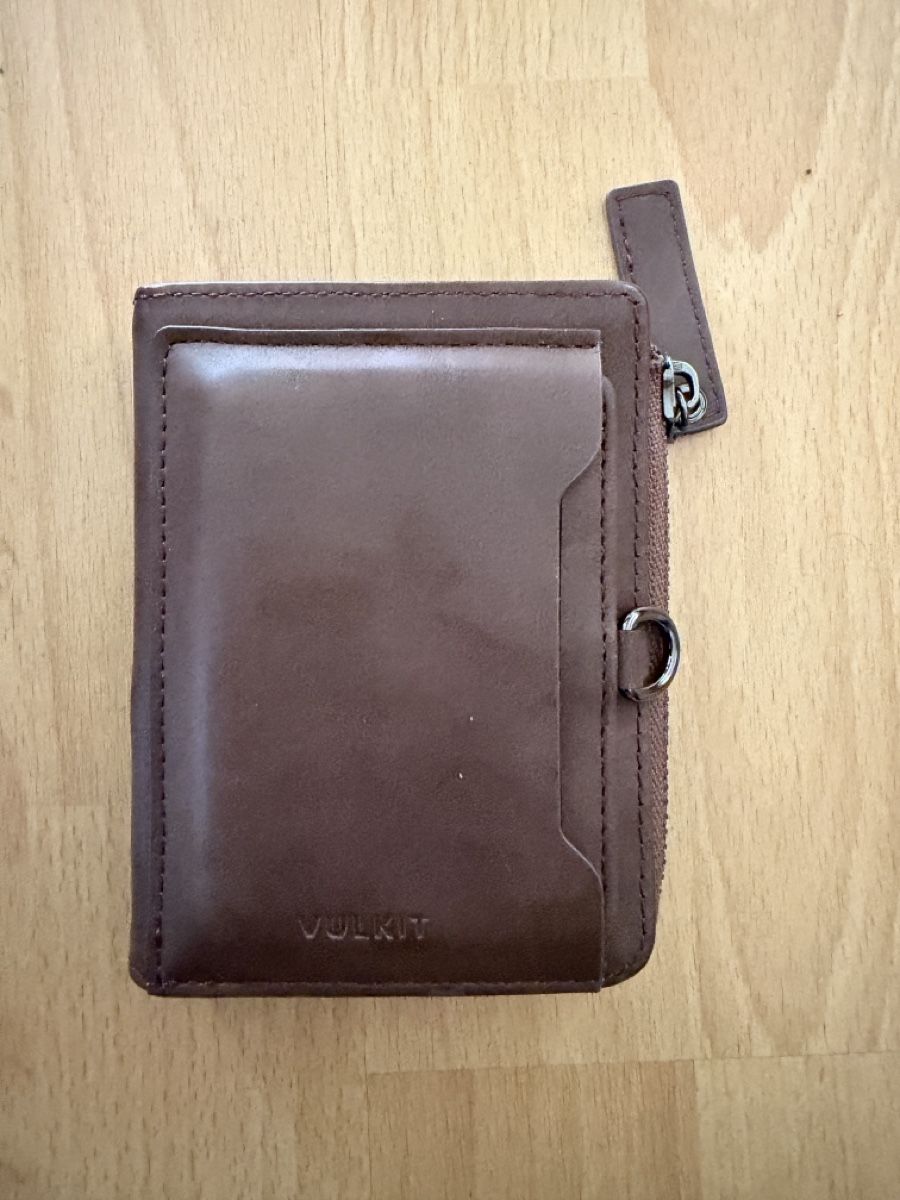 Portafogli: Volkit card holder brown leather zip pocket – Nuovo (secondo la descrizione) da Zürich venduto da Wick.j