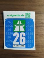 Autobahnvignette 2026 neu