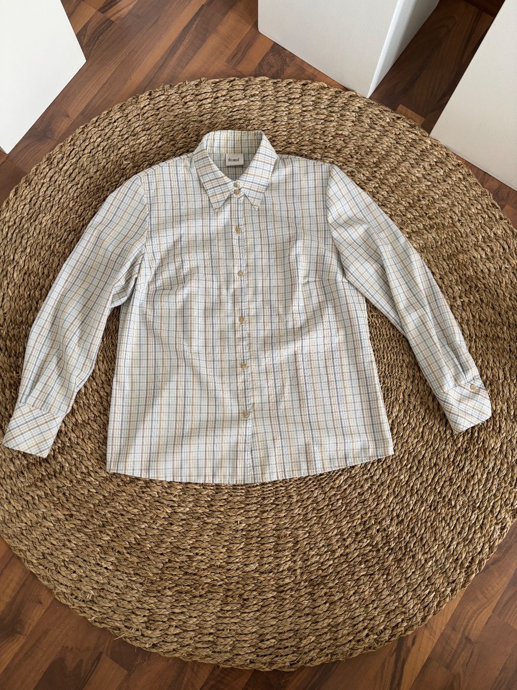 Camicette: Karierte Baumwollbluse Gr 42 – Usato da Laufenburg venduto da VintageMuesli