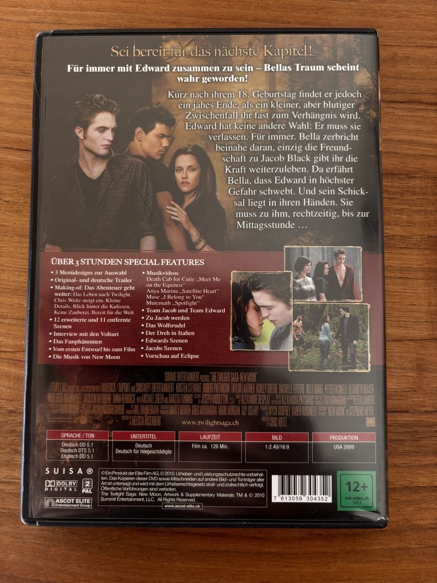 Alle DVDs: DVD Twilight - New Moon – Gebraucht aus Belp von brb66 1