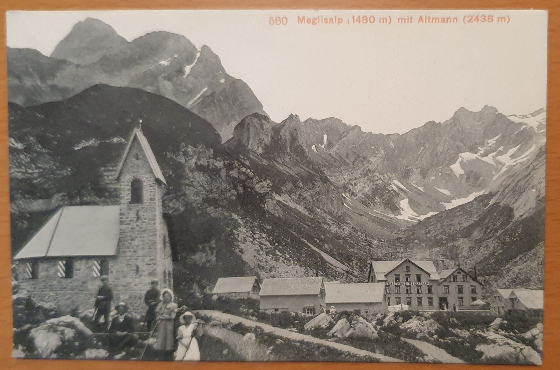 Cartoline postali: Meglisalp mit Altmann – Usato da Kreuzlingen venduto da Rschweiz1