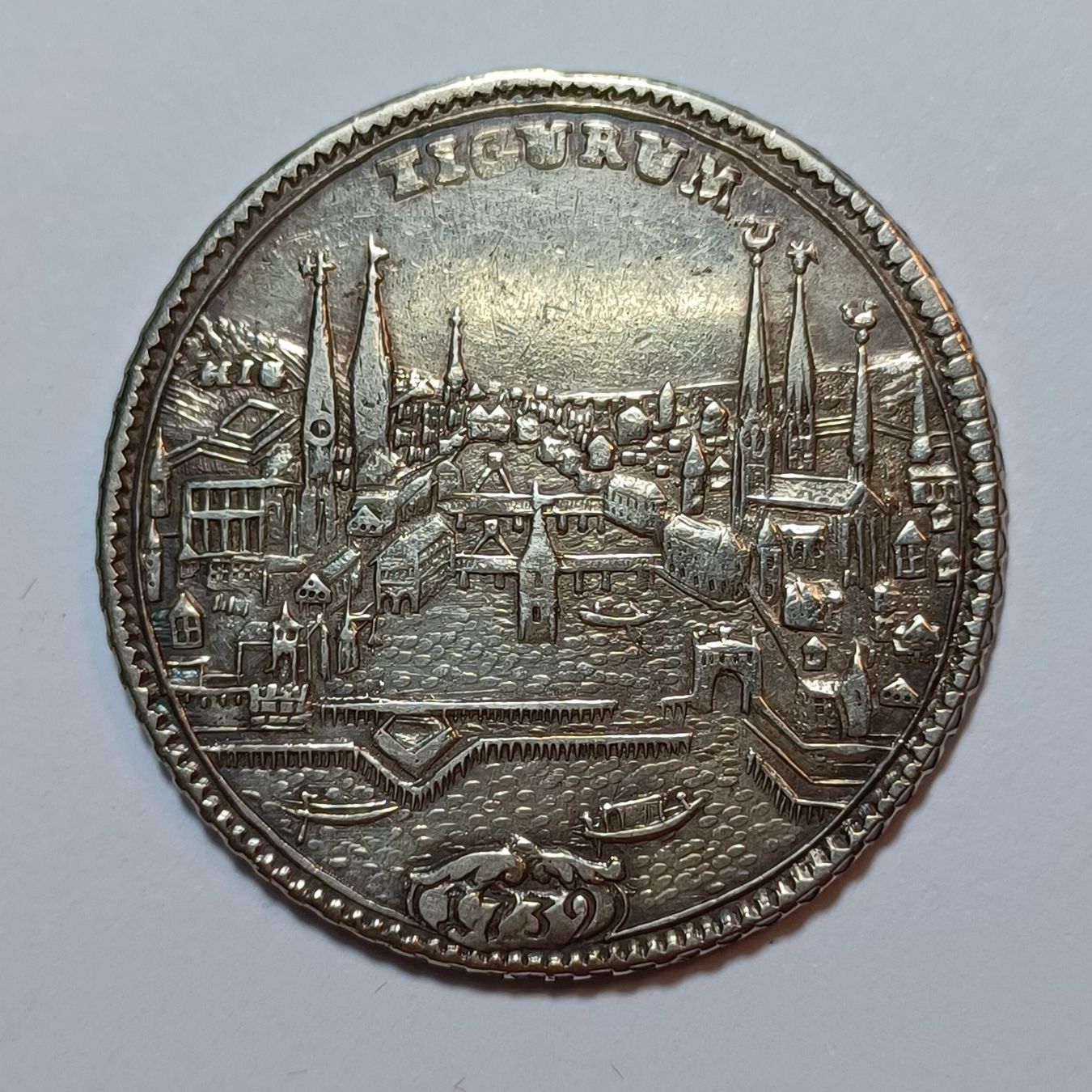 Tutti le monete: 1/2 Taler 1739 Zürich – Usato da Pfäffikon ZH venduto da Schweizer_Muenzen