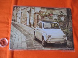Blechschild Fiat 500