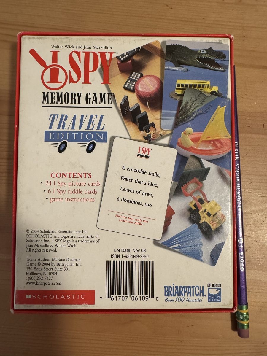 Giochi: I SPY Memory game, Travel edition – Usato da Zürich venduto da maxn 1