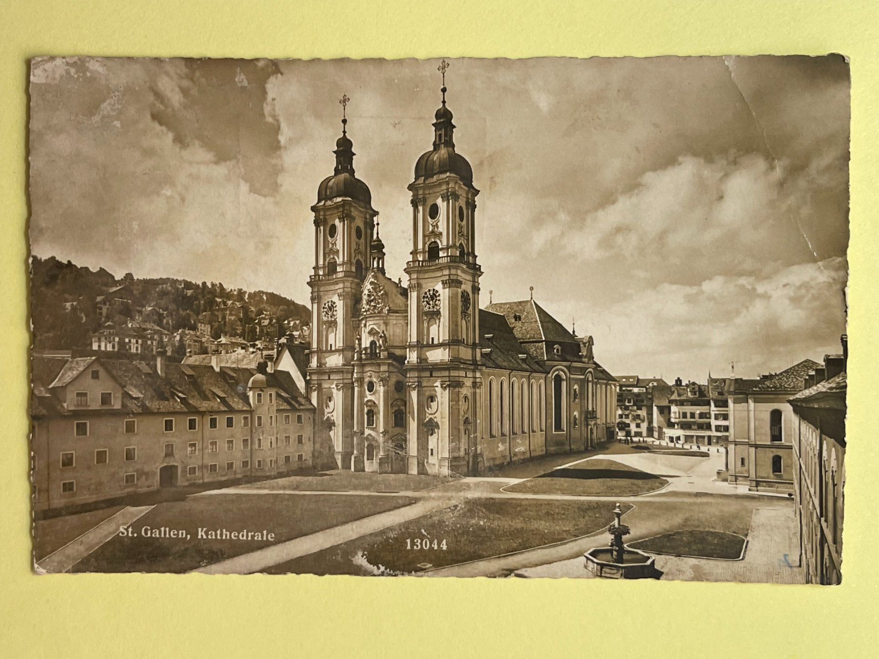 Cartoline postali: St. Gallen - Kathedrale – Usato da Steg VS venduto da danwer74