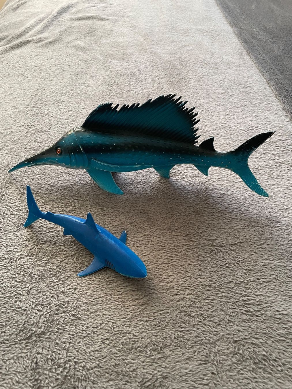 Figuren: Gummifiguren - Blauer Marlin Fisch Meer – Gebraucht aus CHAM von AKIS1992 1