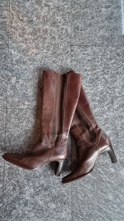 Vintage Hochschaftstiefel RivaS.Lorenzo, all leather, Gr. 39 (Gebraucht ...
