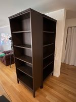 Grosse Wohnwand / Bücherregal schwarz