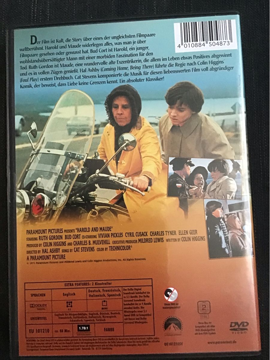 Tous les DVDs: DVD Harold und Maude  – D'occasion à Bischofszell par 19bischi67 1