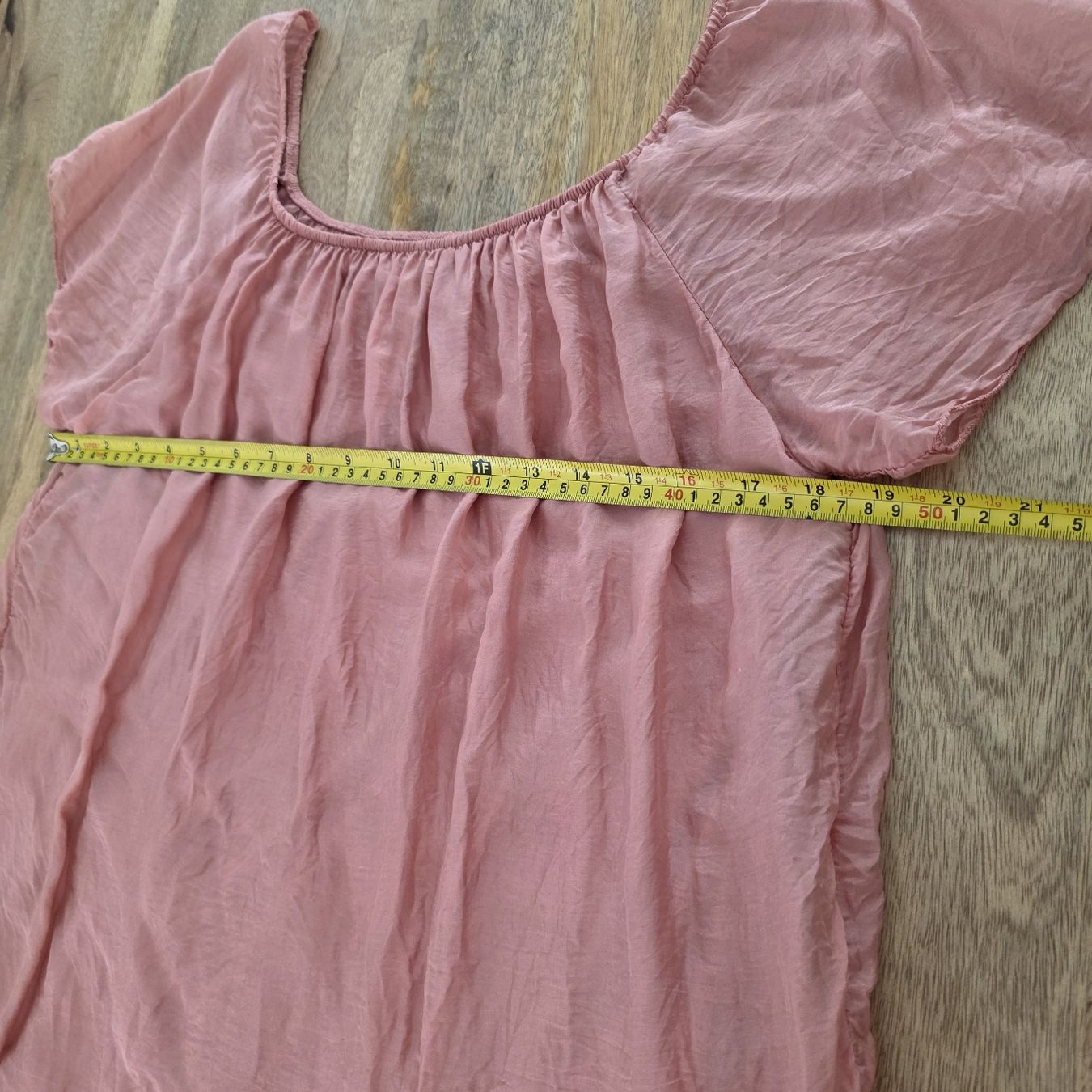 Tuniques: Tinika/ Bluse kurzarm rosa Viskose Grösse M /L – D'occasion à Rheinsulz par Gilea 6