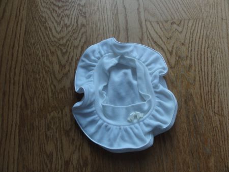 Baby-Beret weiss, Gr. 68