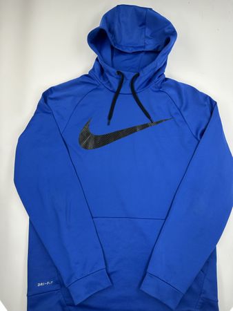 Nike Dri-FIT Hoodie Blau Grösse M