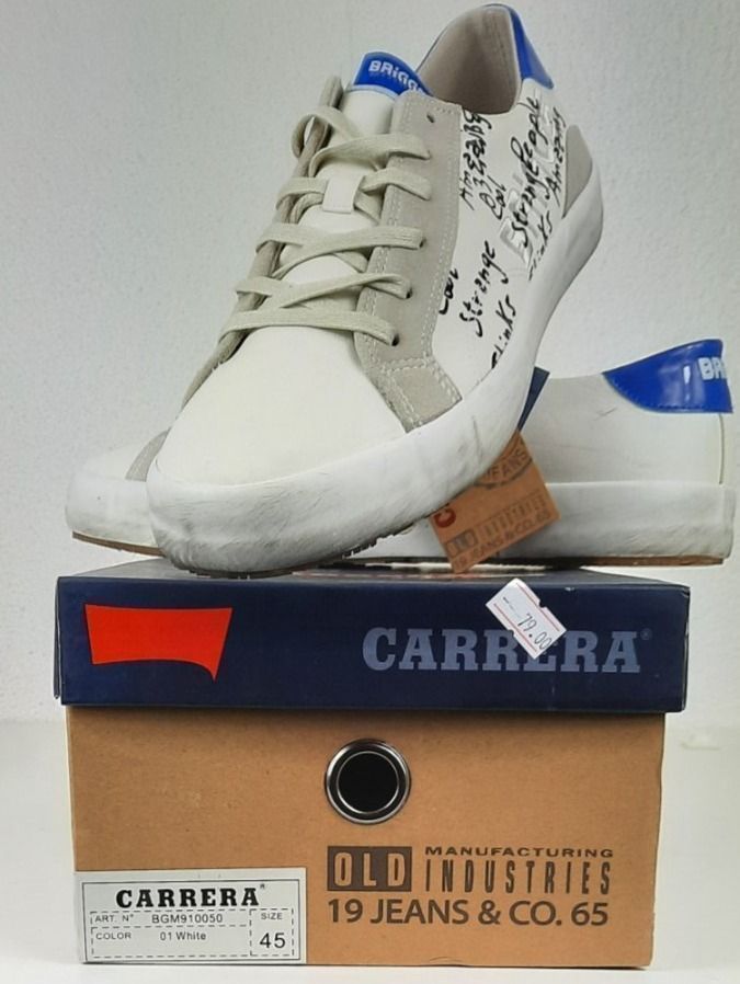 Carrera Scarpe da uomo: CARRERA Original BRIGGS Used Look Sneaker mit Print Gr. 41 – Nuovo e nell'imballaggio originale da Seuzach venduto da VT-Collections1 8