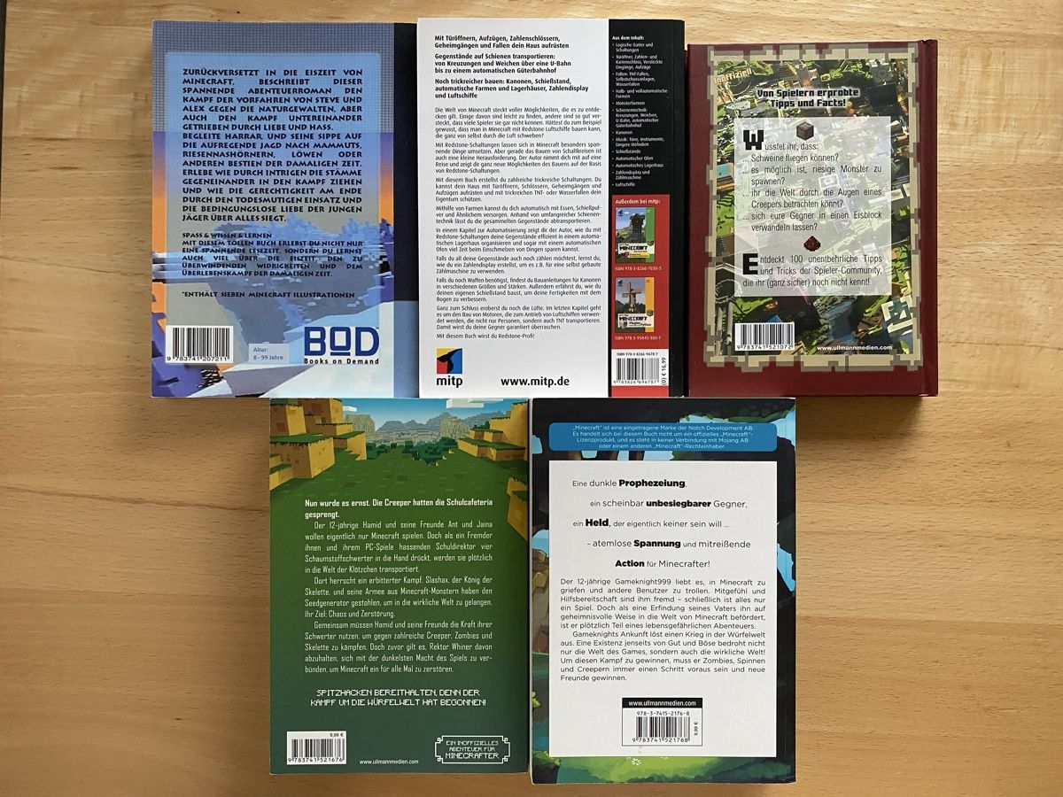 Livres: 5 Minecraft Bücher – D'occasion à Schwarzenburg par Michellu 1
