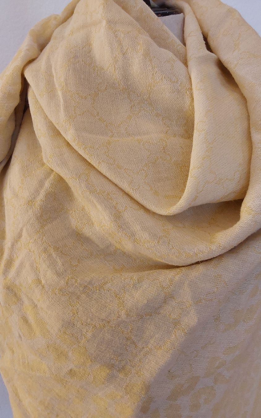 Codello Foulard & Sciarpe: Schal Tuch codello Baumwolle mit Modal gelb – Usato da Köniz venduto da scopello12 1