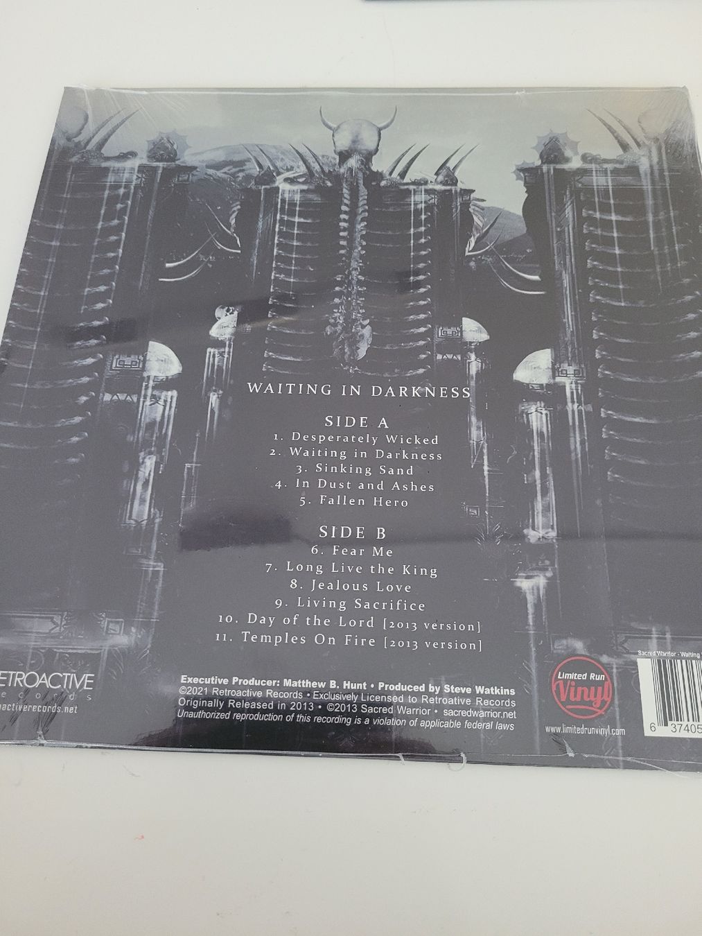 Dischi in vinile: Sacred Warrior - Waiting In Darkness Vinyl LP – Nuovo e nell'imballaggio originale da Münsingen venduto da Drachenwurst 1