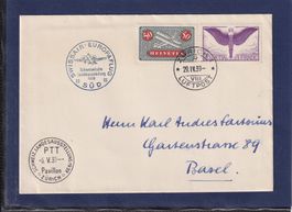 Swissair - Europaflug - Süd 29.4.1939 / Landesaustellung ZH