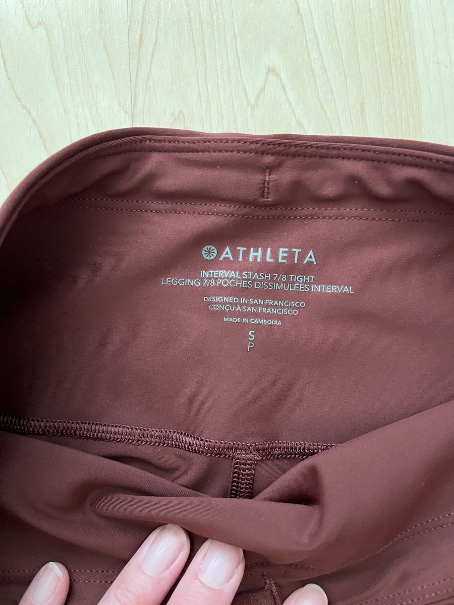 Leggings: Athleta Leggins bordeaux Gr. S – Usato da Rotkreuz venduto da zisii 2
