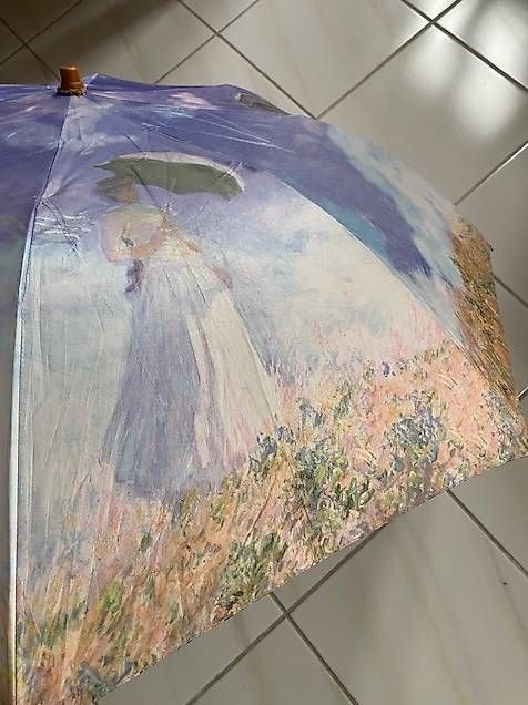 Regenschirme: Parapluie unique avec impression Claude Monet – Neu (gemäss Beschreibung) aus Etoy von v1marianne 2