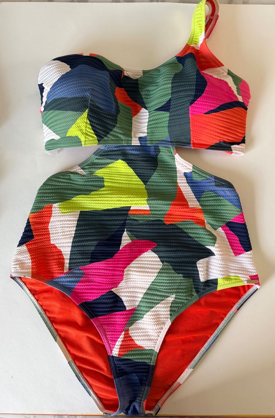 Triumph Costumi da bagno & Bikini: TRIUMPH, Badekleid SUMMER EXPRESSION, Grösse 42D, Mehrfarbig – Nuovo e nell'imballaggio originale da Rudolfstetten venduto da gst_g7xl 2