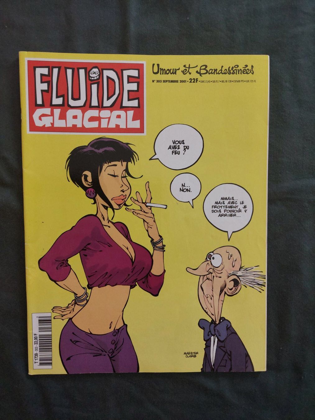 Fumetti: Fluide Glacial No 303 Sept. 2001 TBE – Usato da Genève venduto da Blu_BD