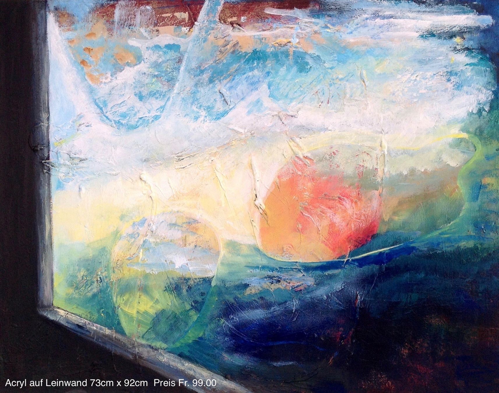 Tableaux: Original Kunstwerk Acryl oder Öl auf Leinwand – Neuf (Voir description) à Emmenbrücke par harrer1 3