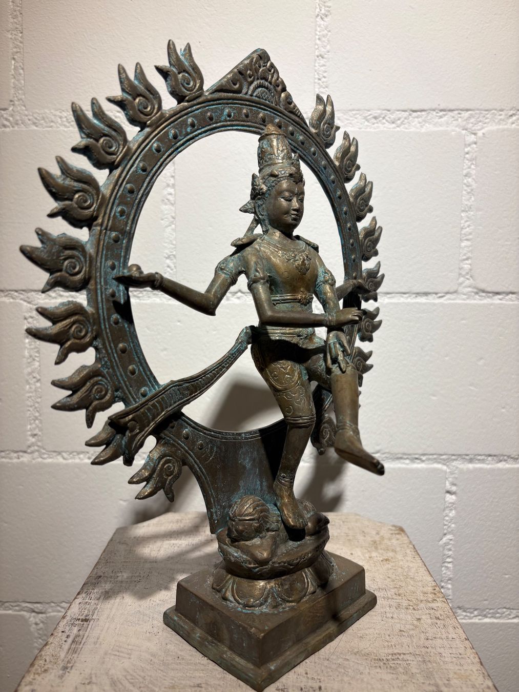 Skulpturen & Statuen: Shiva Messing 29 cm (a) – Gebraucht aus Lenggenwil von Unique_ 3