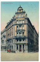 Zürich, Hotel Merkur, Oldtimer, gelaufen 1912
