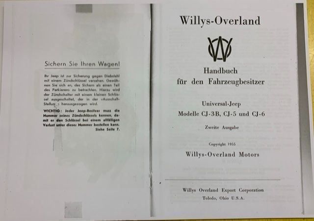 Libri: Willys Overland CJ 3b Kopie – Nuovo (secondo la descrizione) da Seewen SZ venduto da web_ 5