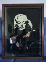 Marilyn Monroe Pop Art Bild, holzgerahmter Wandspiegel