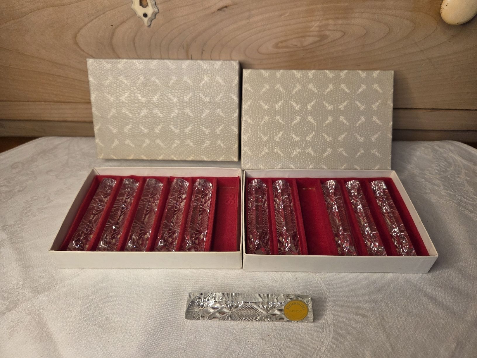 Set di posate: Bleikristall Messerhalter, 11 Stk – Nuovo e nell'imballaggio originale da Muotathal venduto da sch_h6cz