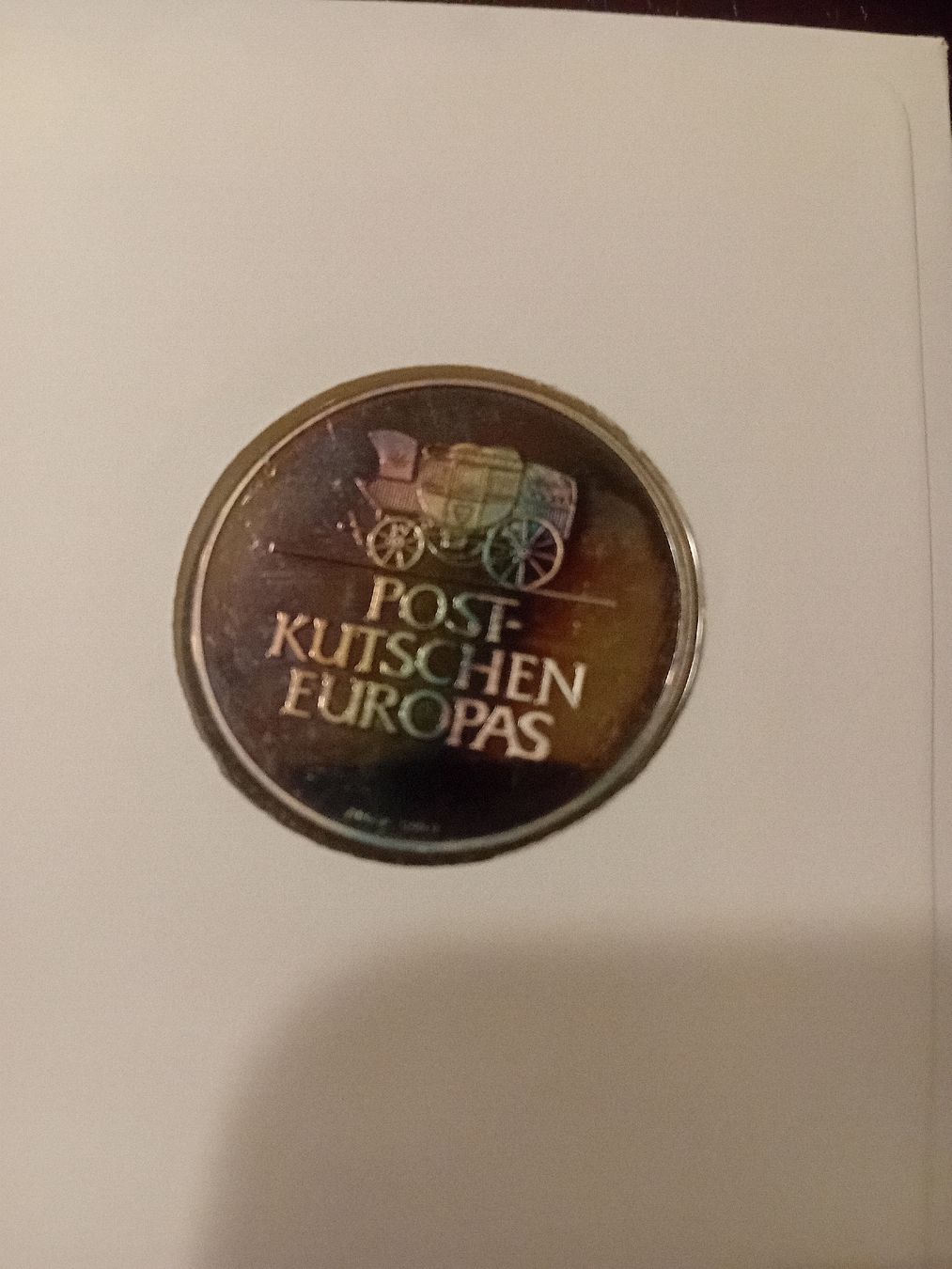 Medaillen: Numisbrief Silber Postkutschen Europa – Neu (gemäss Beschreibung) aus Muralto von Alex1912 2