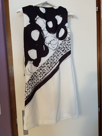 Piazza Sempione Kleid schwarz weiss Grösse 38