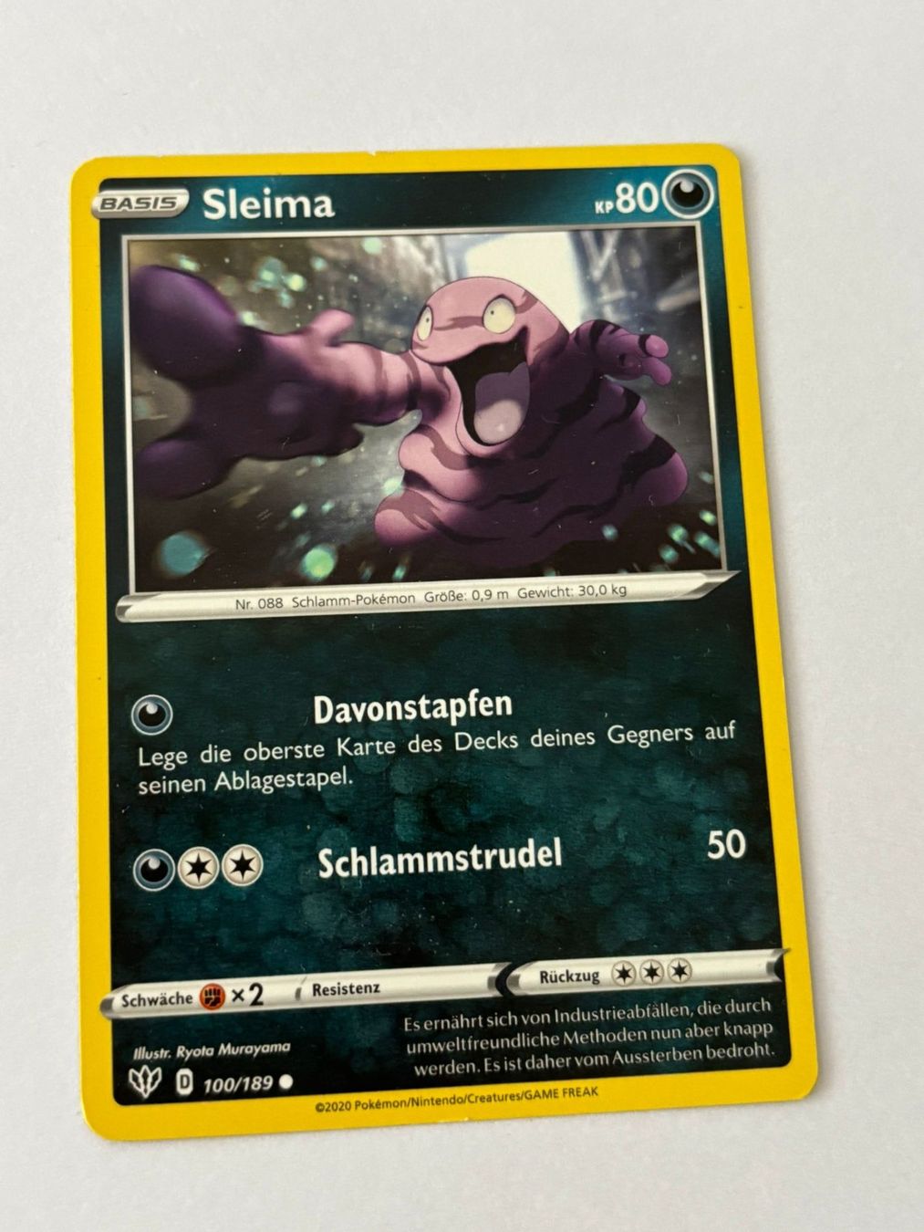 Pokémon Carte collezionabili: Pokemon-Karte Sleima 100/189 – Usato da Herisau venduto da Seyashop1