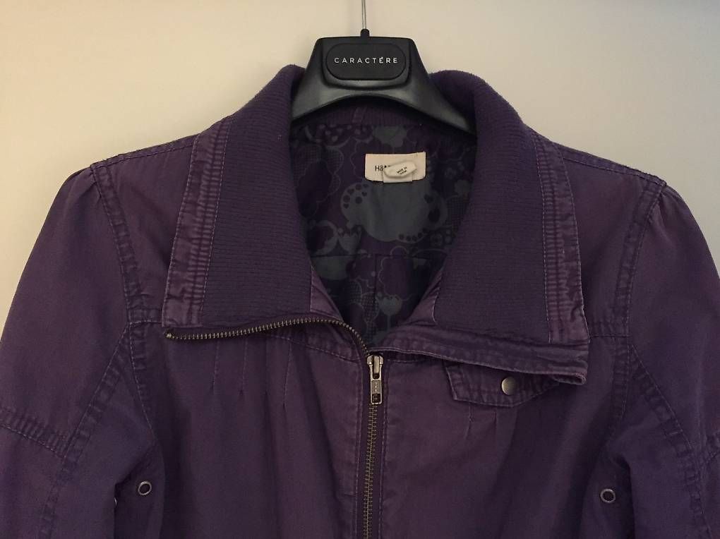 Jacken & Mäntel: Stoffjacke violett H&M Gr. 170 – Gebraucht aus Seuzach von Rockyalps 1