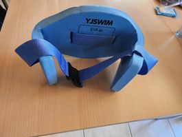 Schwimmhilfe YJ SWIM blau mit Gurt neu