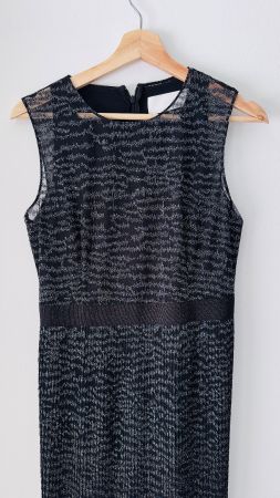 HUGO BOSS Robe de soirée noire 38