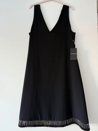 EMPRORIO ARMANI - COCKTAILKLEID SCHWARZ  Gr. 44 mit Details
