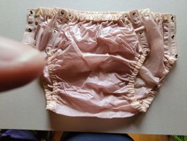 PVC Windelhose rosa mit Druckknöpfen neuwertig