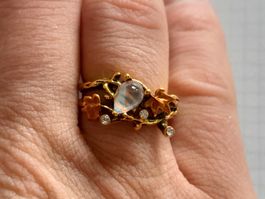Ring mit Zirkonia, 3g, size 7 (54)