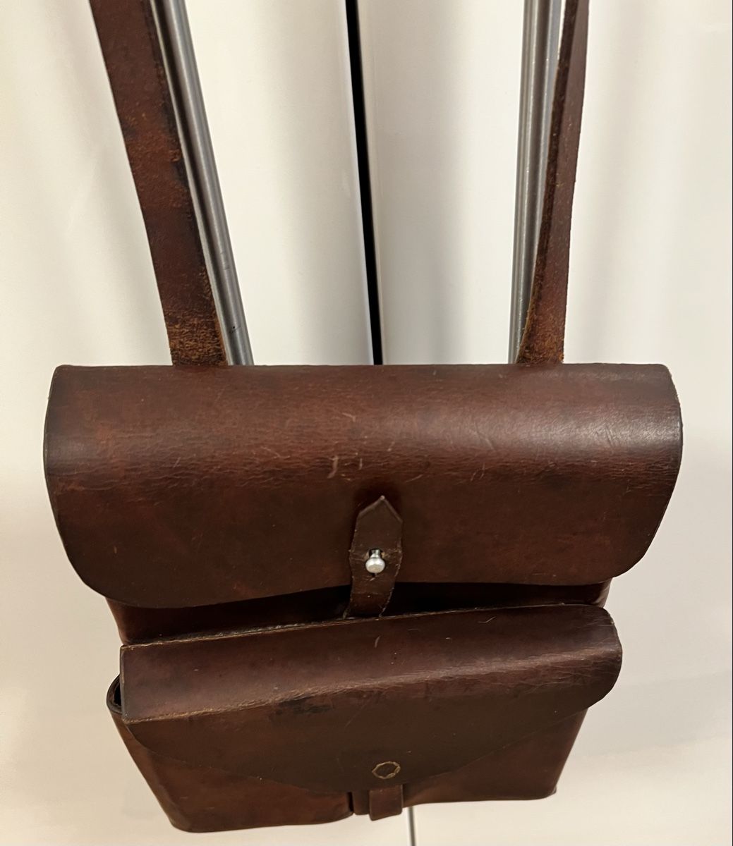 Schweizer Armee Borse: Ledertasche Antik Vintage Armee – Usato da Sevelen venduto da Ritiplampi 6