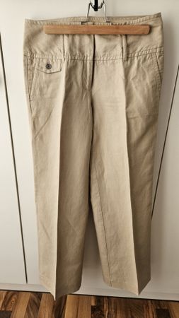 Esprit Sommerhose, Gr. 36, beige, Leinen-Mix, neu