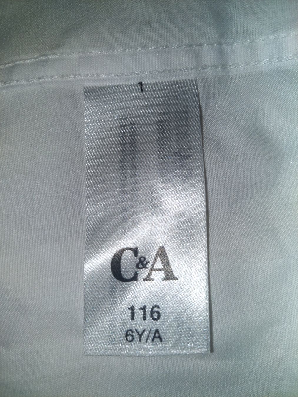 C&A Camicie, T-shirt & Polo: Weisses Hemd Gr. 116 von C&A klassisch & elegant – Nuovo (secondo la descrizione) da Rudolfingen venduto da T.Mueller 2