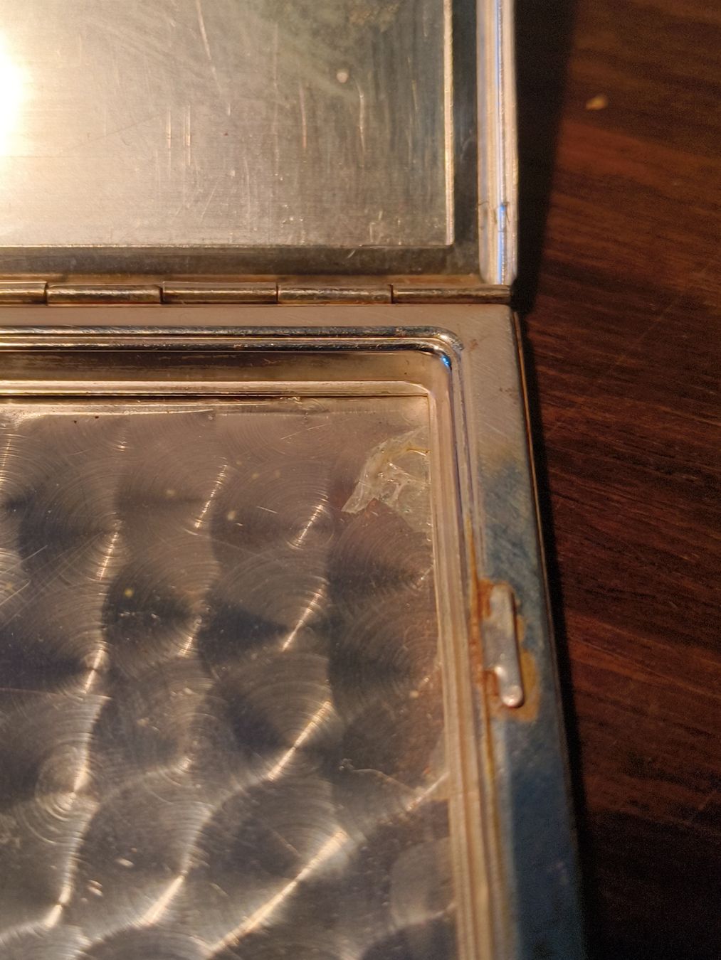 Artdeco Make-up: Art Deco Puderdose versilbert – Usato da stettlen venduto da VintageBern_ch 6