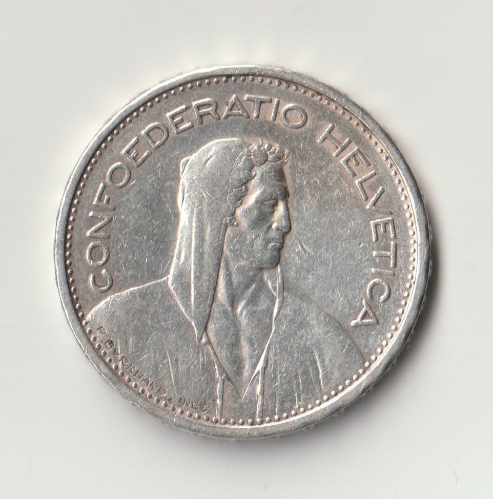 Alle Münzen: 5 Frs suisse 1931 – Gebraucht aus La Chaux-de-Fonds von rob_8x6l