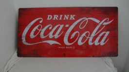 Coca Cola Blechschild  Vintage Stil