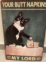 MY LORD CAT Vintage Blechschild Neu / 1 Stück / Einzigartig