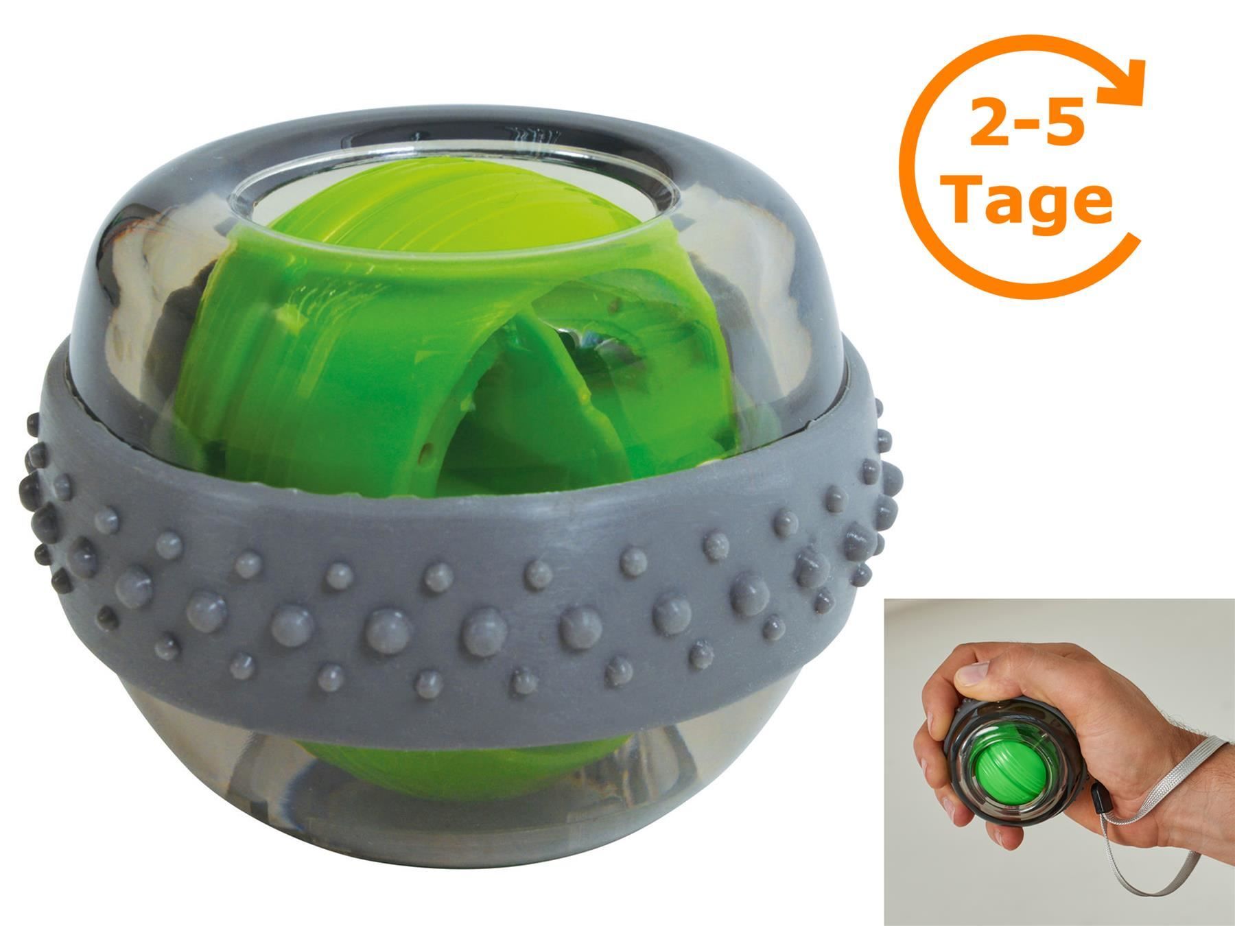 Hometrainer: Spinball, Hand- & Armtrainer, grau/grün – Nuovo e nell'imballaggio originale da St. Gallen venduto da cointec