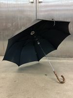 Regenschirm "Duck Brand" Bambusgriff Vintage ca. 60er Jahre